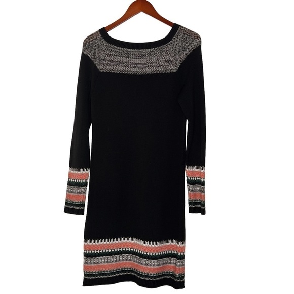 ATHLETA Nordic Fair Isle Knit Sweater Dress Cashmere Blend Size S - Picture 14 of 16